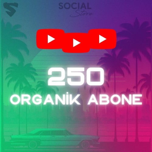  YouTube 250 Organik Abone - Düşüş Yok